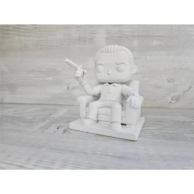 Tony Soprano En El Sofá Chibi
