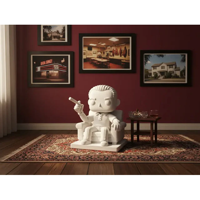 Tony Soprano En El Sofá Chibi