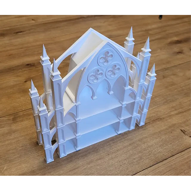 Estantería Gótica De Plástico Printpatro3d 31x23 Cm