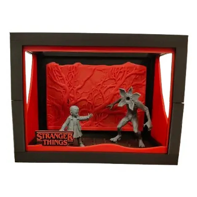Diorama De Stranger Things  Eleven Y Demogorgon