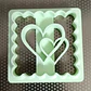 Cortador De Galletas Corazones Entrelazados - Miniatura 1