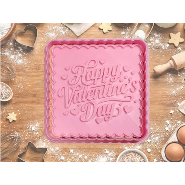 Cortador De Galletas De San Valentín Cuadrado