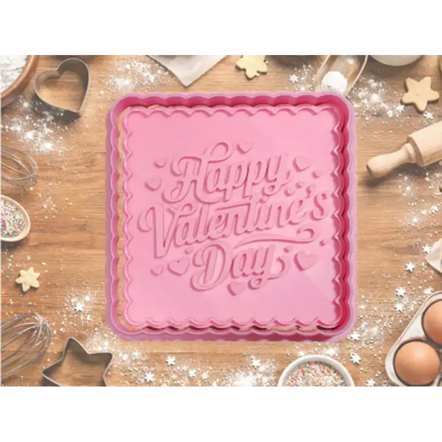 Cortador De Galletas De San Valentín Cuadrado