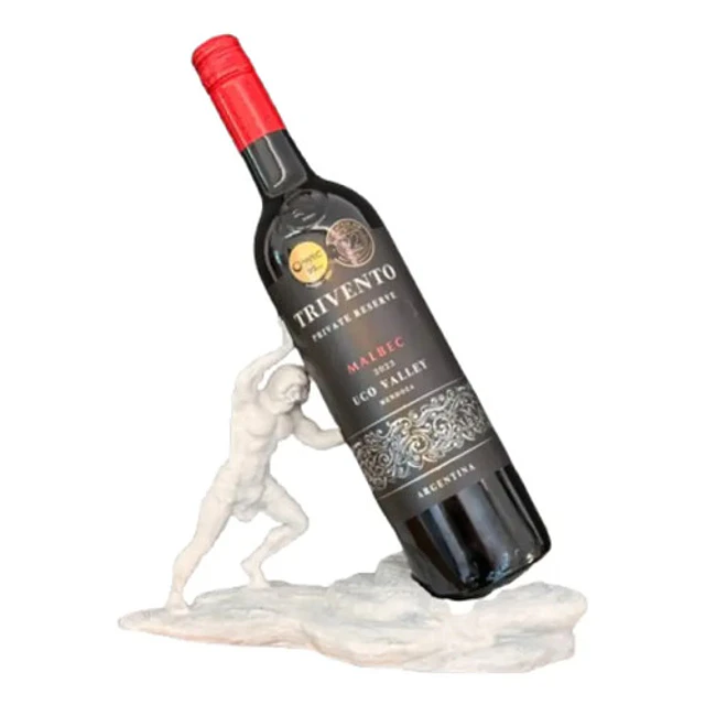 Soporte Para Botella De Vino De Dios Griego