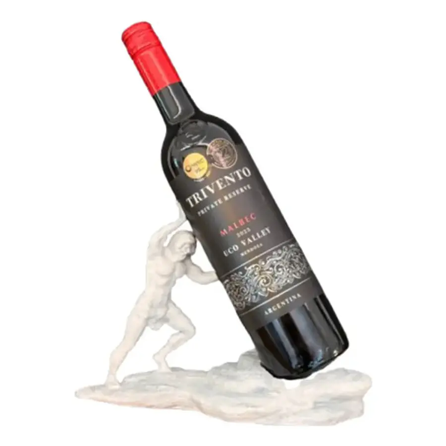 Soporte Para Botella De Vino De Dios Griego