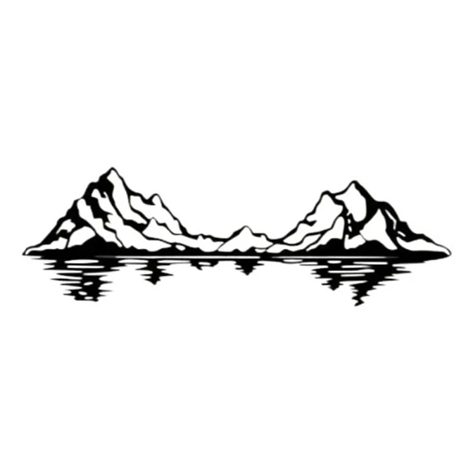 Decoración De Pared- Reflejo De La Cordillera 1