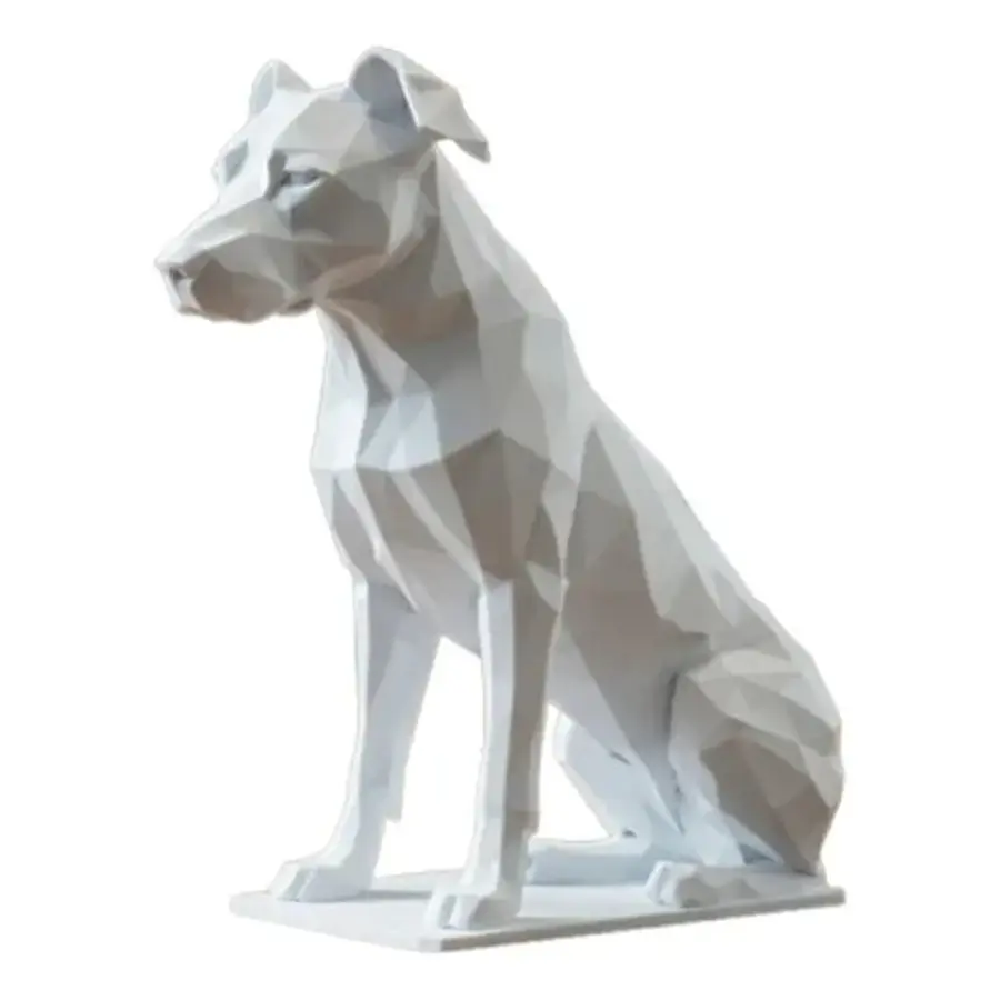 Escultura- Perro Geométrico