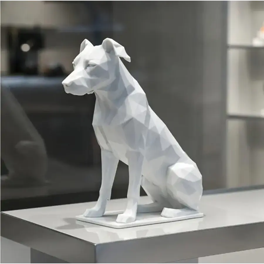 Escultura- Perro Geométrico