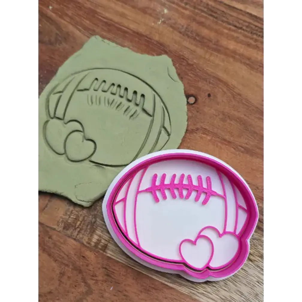 Cortador De Galletas De Amor De Fútbol Americano 2
