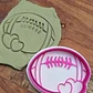 Cortador De Galletas De Amor De Fútbol Americano - Miniatura 2