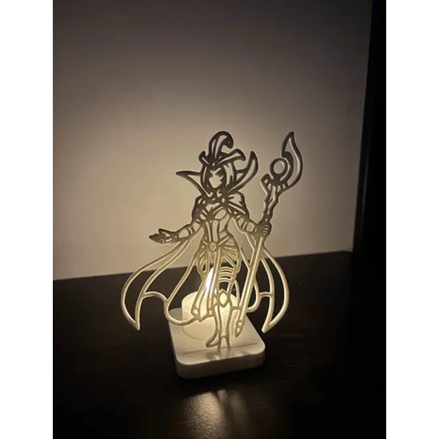 Portavelas Led- Le Blanc De League Of Legends (sin Vela)