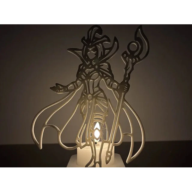 Portavelas Led- Le Blanc De League Of Legends (sin Vela)