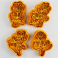 Cortador De Galletas Con Forma De Flores (pack 4 Un) - Miniatura 1