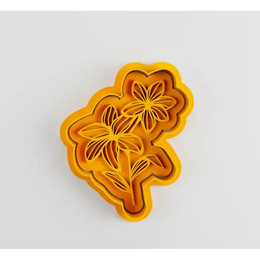 Cortador De Galletas Con Forma De Flores (pack 4 Un) 3