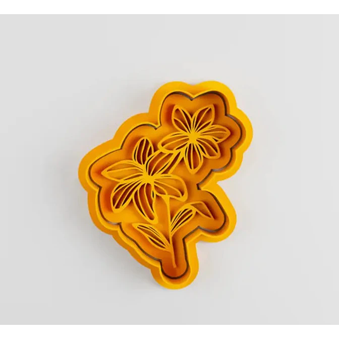Cortador De Galletas Con Forma De Flores (pack 4 Un) 3