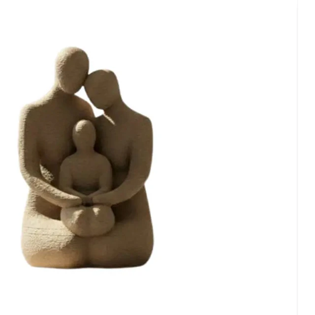 Escultura- Abrazo Familiar