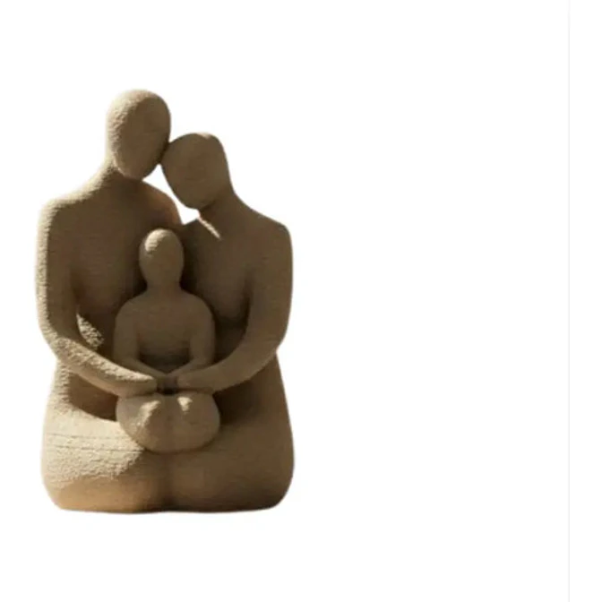 Escultura- Abrazo Familiar 1