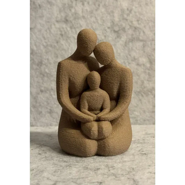 Escultura- Abrazo Familiar