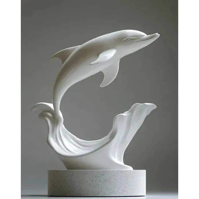 Escultura- Delfín Saltando