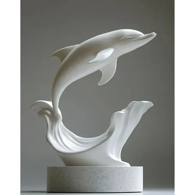 Escultura- Delfín Saltando 2