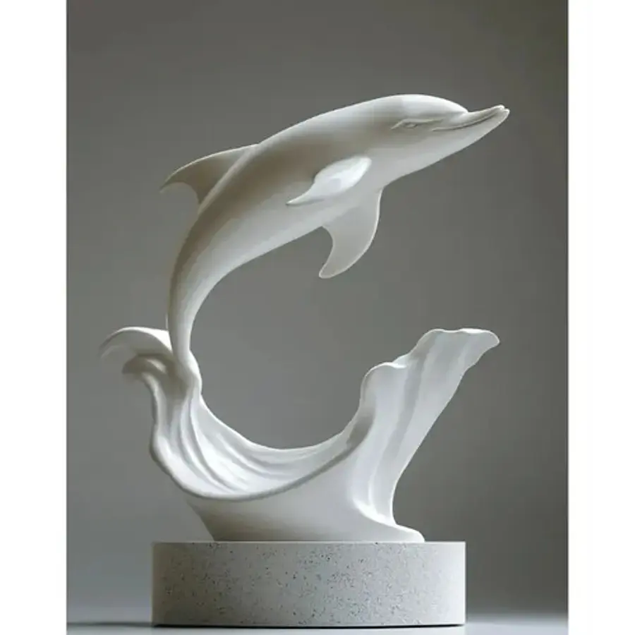 Escultura- Delfín Saltando