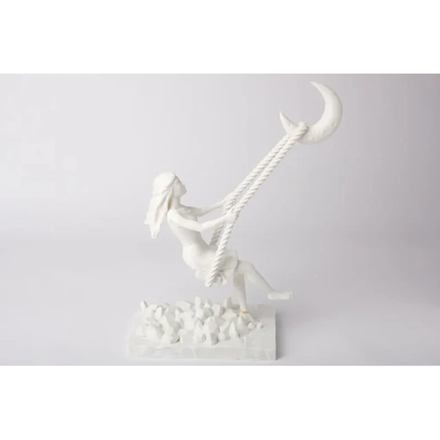 Escultura Columpio A La Luna