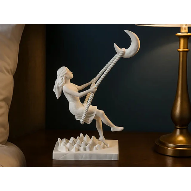 Escultura Columpio A La Luna