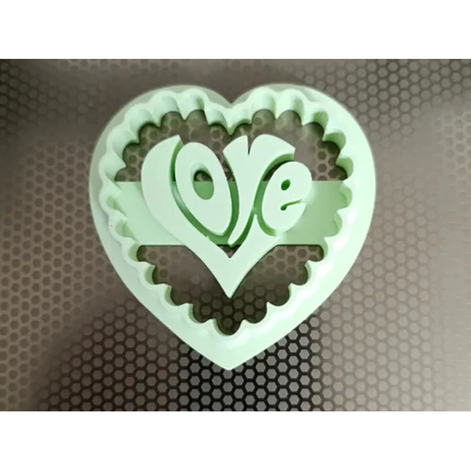 Cortador De Galletas Corazón Love 1