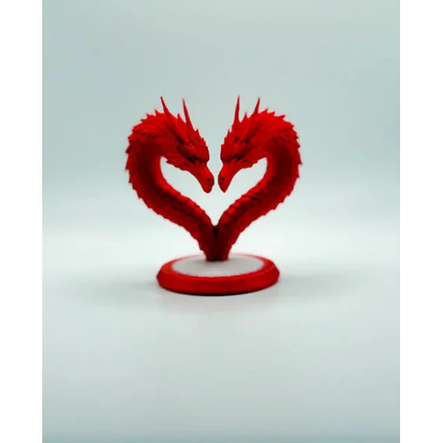 Escultura Corazón De Dragón