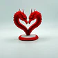 Escultura Corazón De Dragón - Miniatura 2