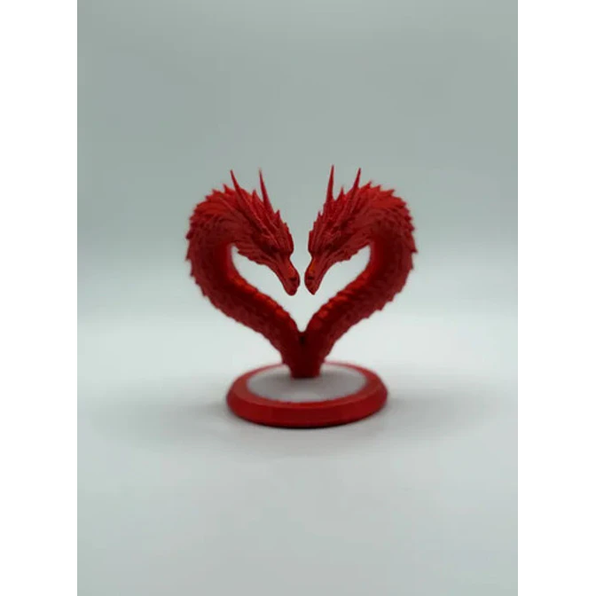 Escultura Corazón De Dragón 4