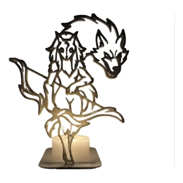 Portavelas Led- Kindred De League Of Legends (sin Vela)
