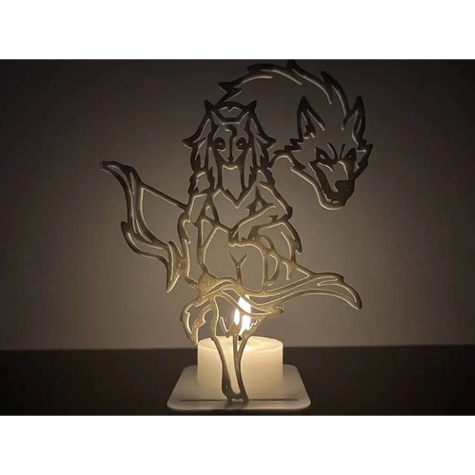 Portavelas Led- Kindred De League Of Legends (sin Vela) 3