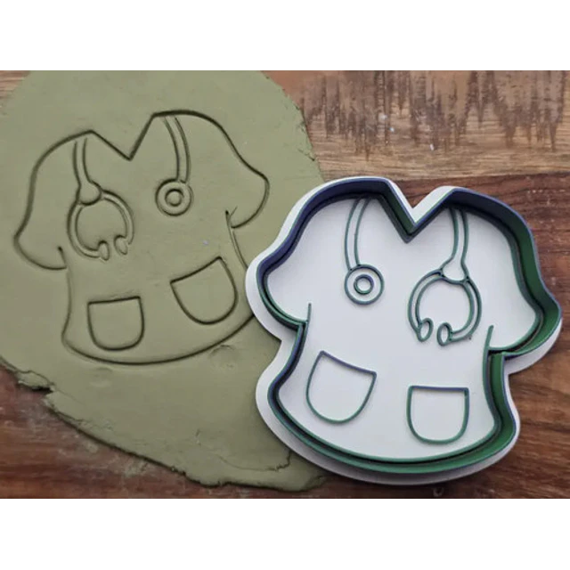 Cortador De Galletas De Uniforme Médico De Enfermera