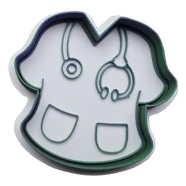 Cortador De Galletas De Uniforme Médico De Enfermera