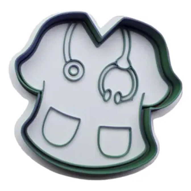 Cortador De Galletas De Uniforme Médico De Enfermera 2