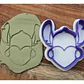 Stitch Amor San Valentín Cortador De Galletas - Miniatura 1