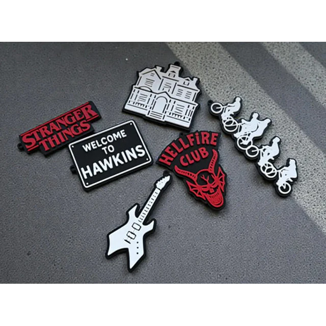 Llaveros De Stranger Things (pack De 6 Un)