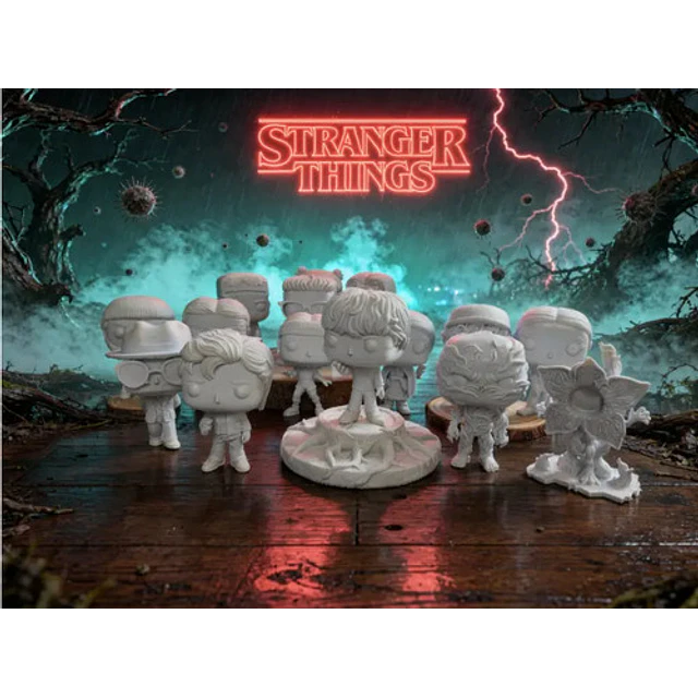 16 Figuras De Stranger Things - Set Completo Chibi