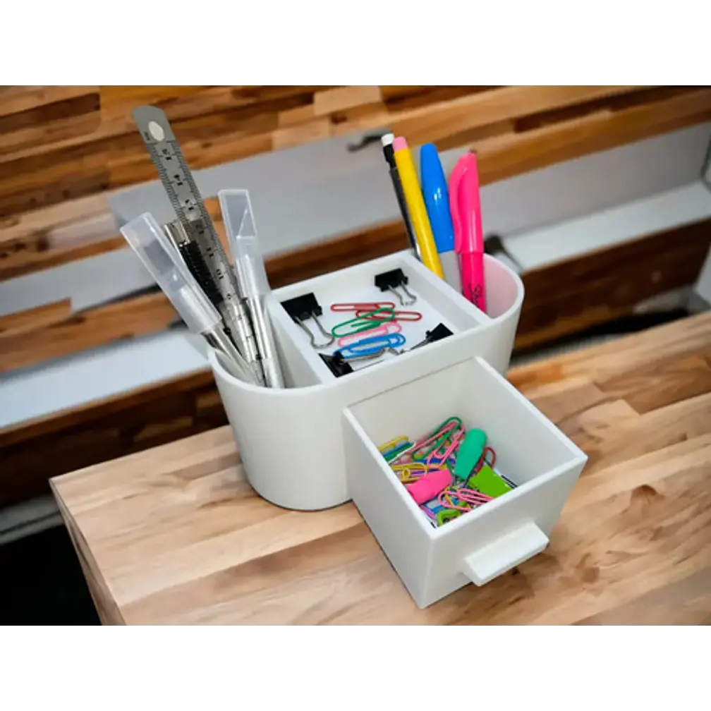 Organizador De Escritorio Con Cajón 5