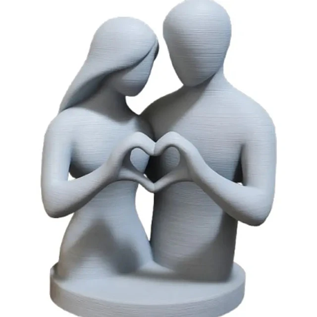 Escultura- Pareja De Enamorados