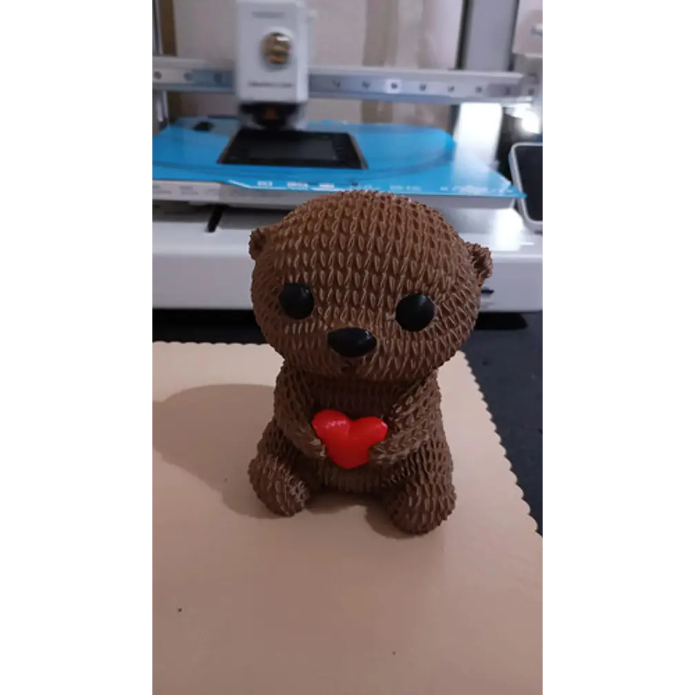 Figura De Nutria Tejida De Amor - San Valentín 4