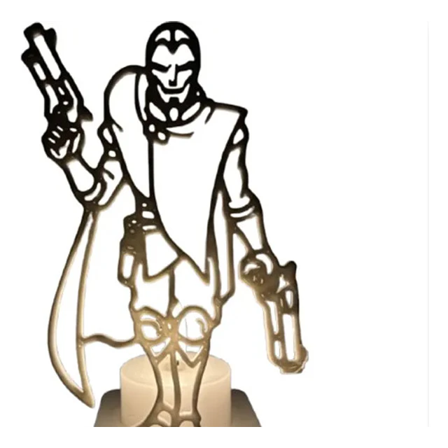Portavelas Led- Jhin De League Of Legends (sin Vela)