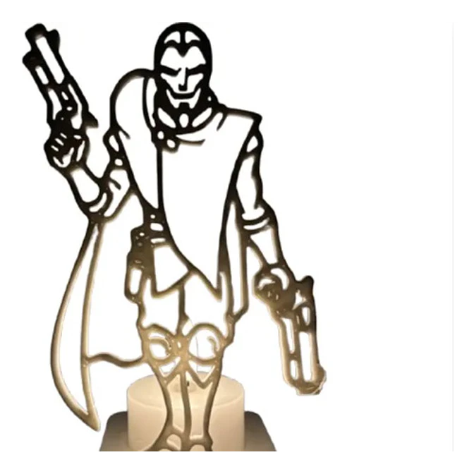Portavelas Led- Jhin De League Of Legends (sin Vela) 1
