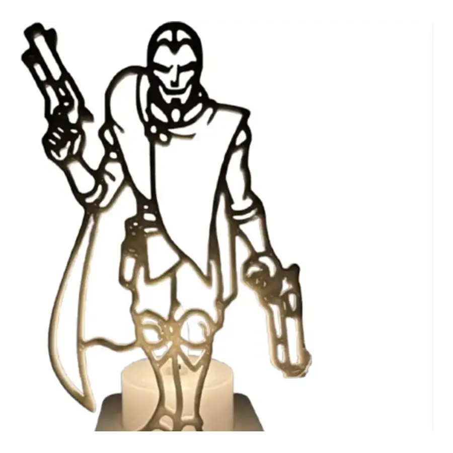 Portavelas Led- Jhin De League Of Legends (sin Vela)