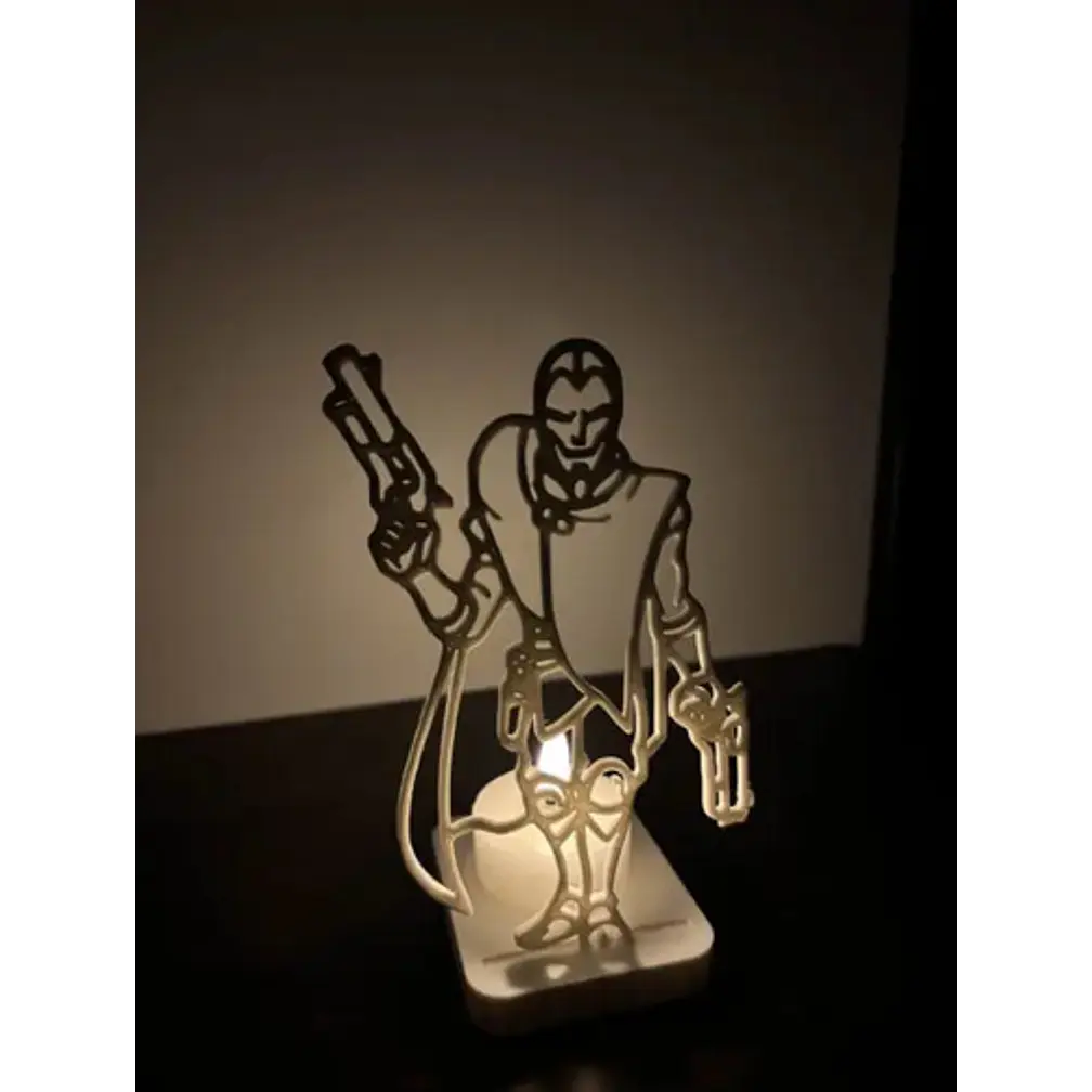 Portavelas Led- Jhin De League Of Legends (sin Vela) 2