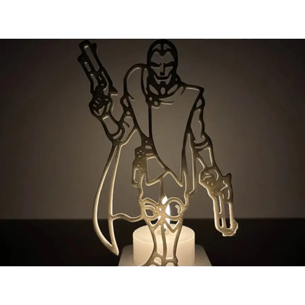 Portavelas Led- Jhin De League Of Legends (sin Vela) 3
