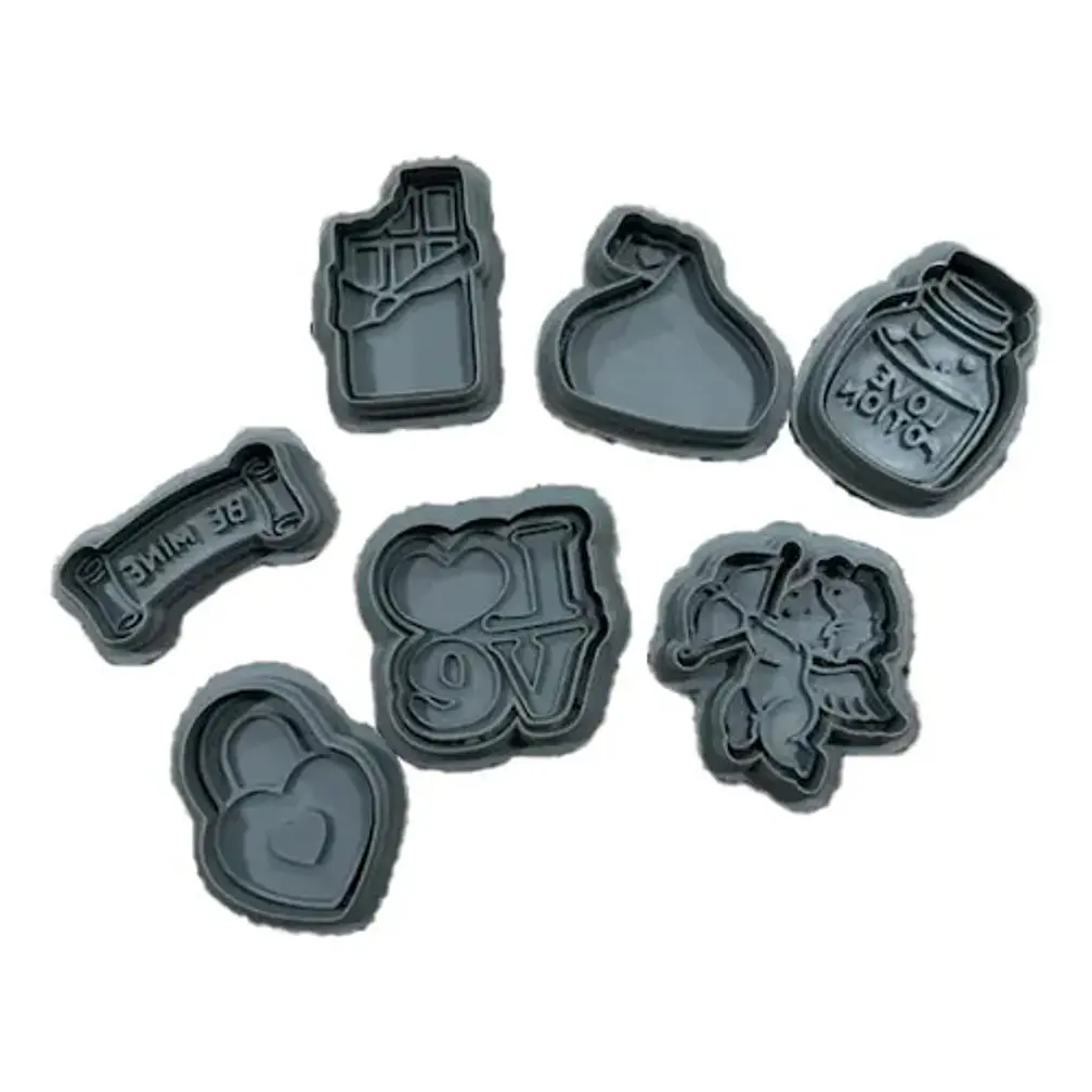 Cortadores De Galletas De San Valentín (pack 7 Un) 1