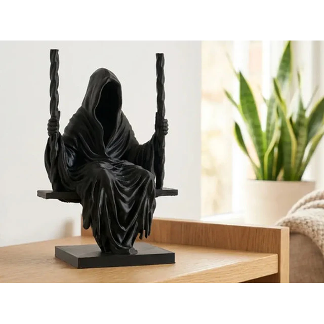 Escultura- La Parca En El Columpio
