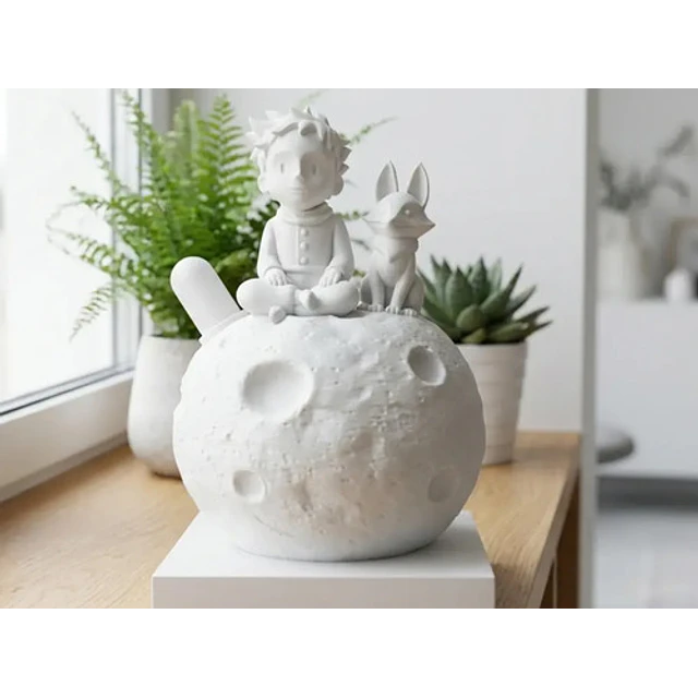 Escultura- Principito En La Luna